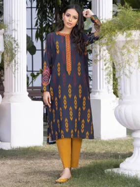 2 Piece Khaddar Suit-Embroidered (Pret)