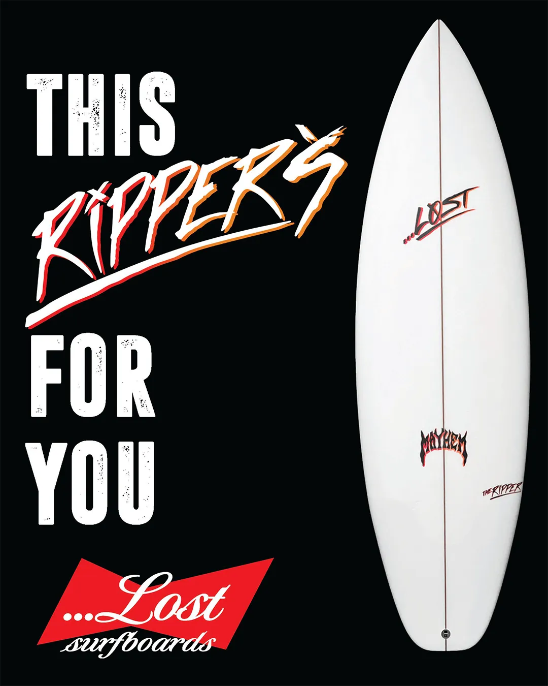 5'11 The Ripper (Airbrush Rail)