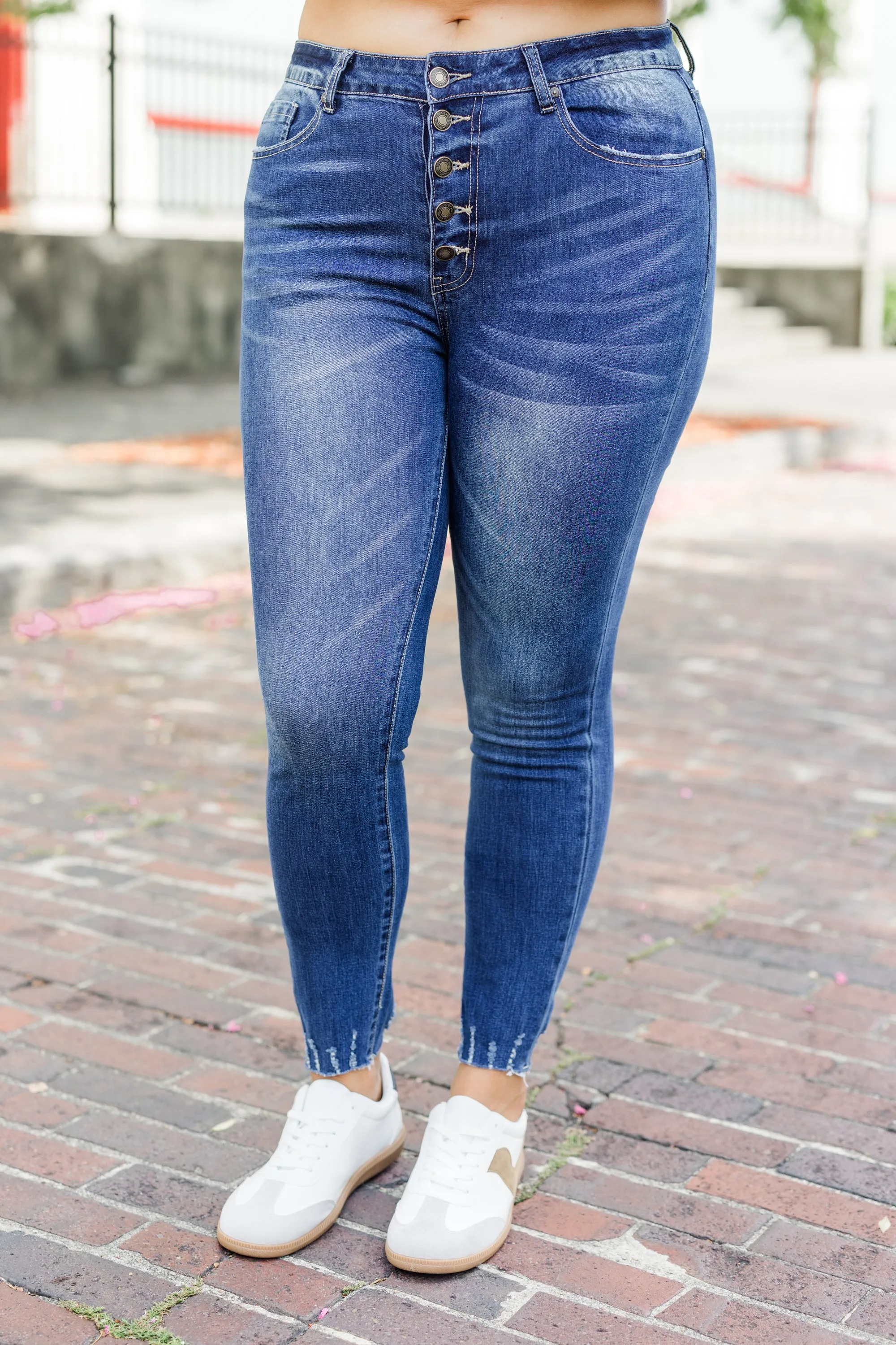 All For The Best Jeans, Dark Wash