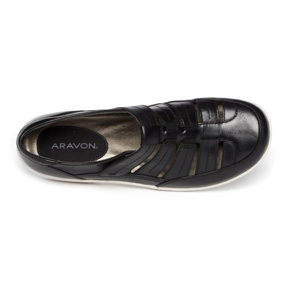 Aravon BROMLY FISHERMAN BLACK/LEATHER