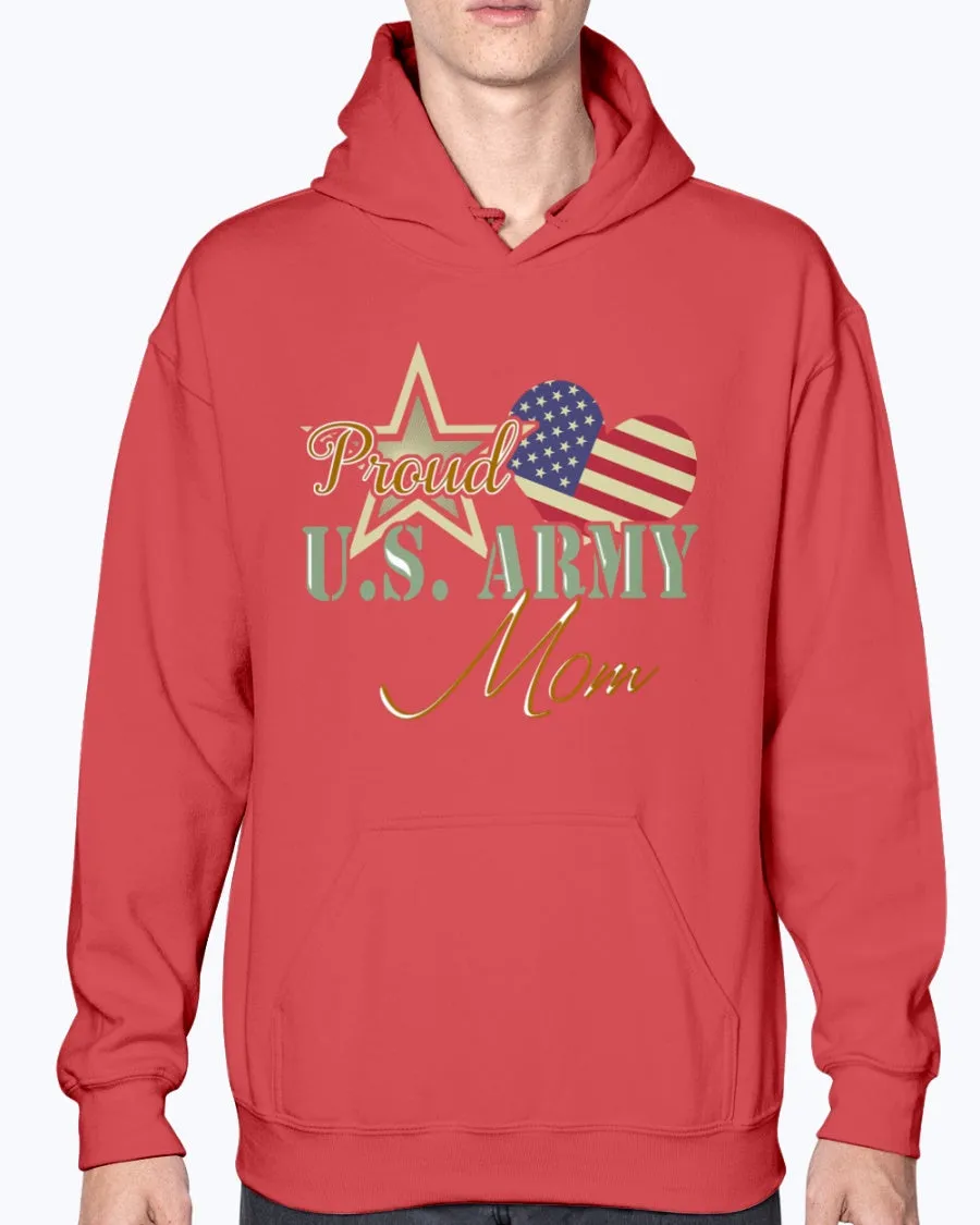 Army Mom Star Heart T-shirts