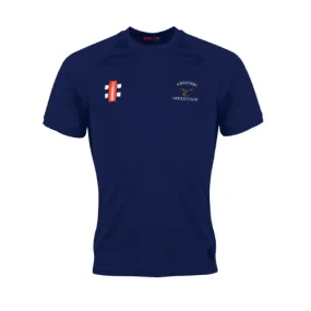 Arreton Cricket Club Senior's Navy Matrix V2 S/S Tee Shirt