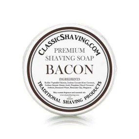 Bacon Scent - Classic Shaving Mug Soap - 2.5" Regular Size