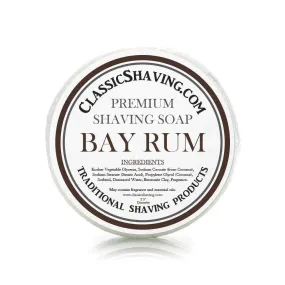 Bay Rum Scent - Classic Shaving Mug Soap - 2.5" Regular Size