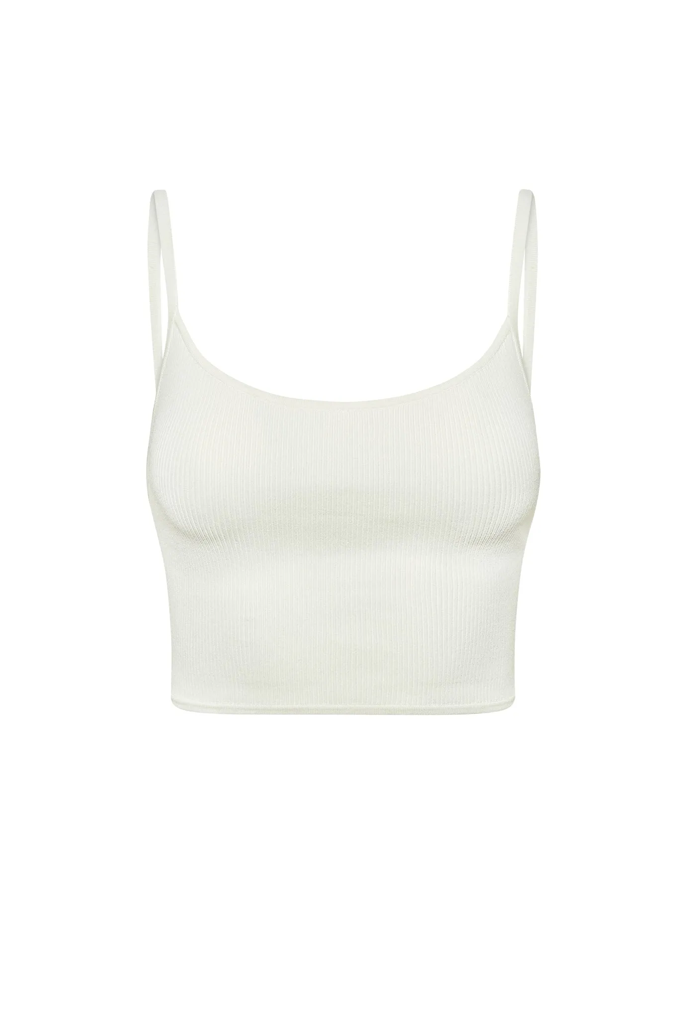 Beverly Hills Knitwear Top - White Rib