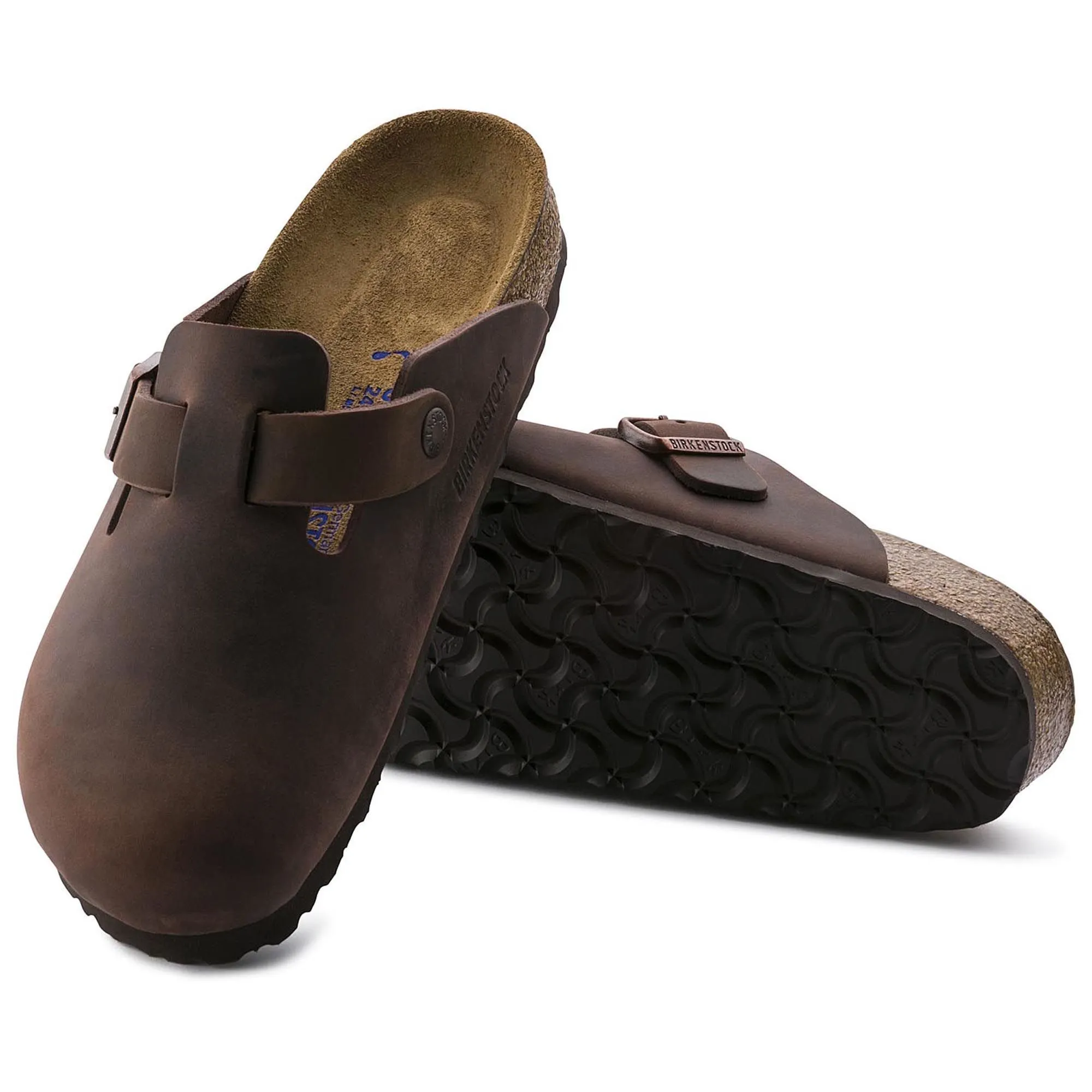 BIRKENSTOCK BOSTON SOFT FOOTBED HABANA OILED LEATHER UNISEX