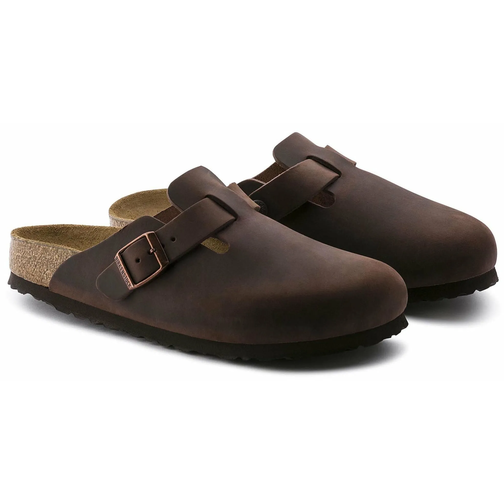 BIRKENSTOCK BOSTON SOFT FOOTBED HABANA OILED LEATHER UNISEX