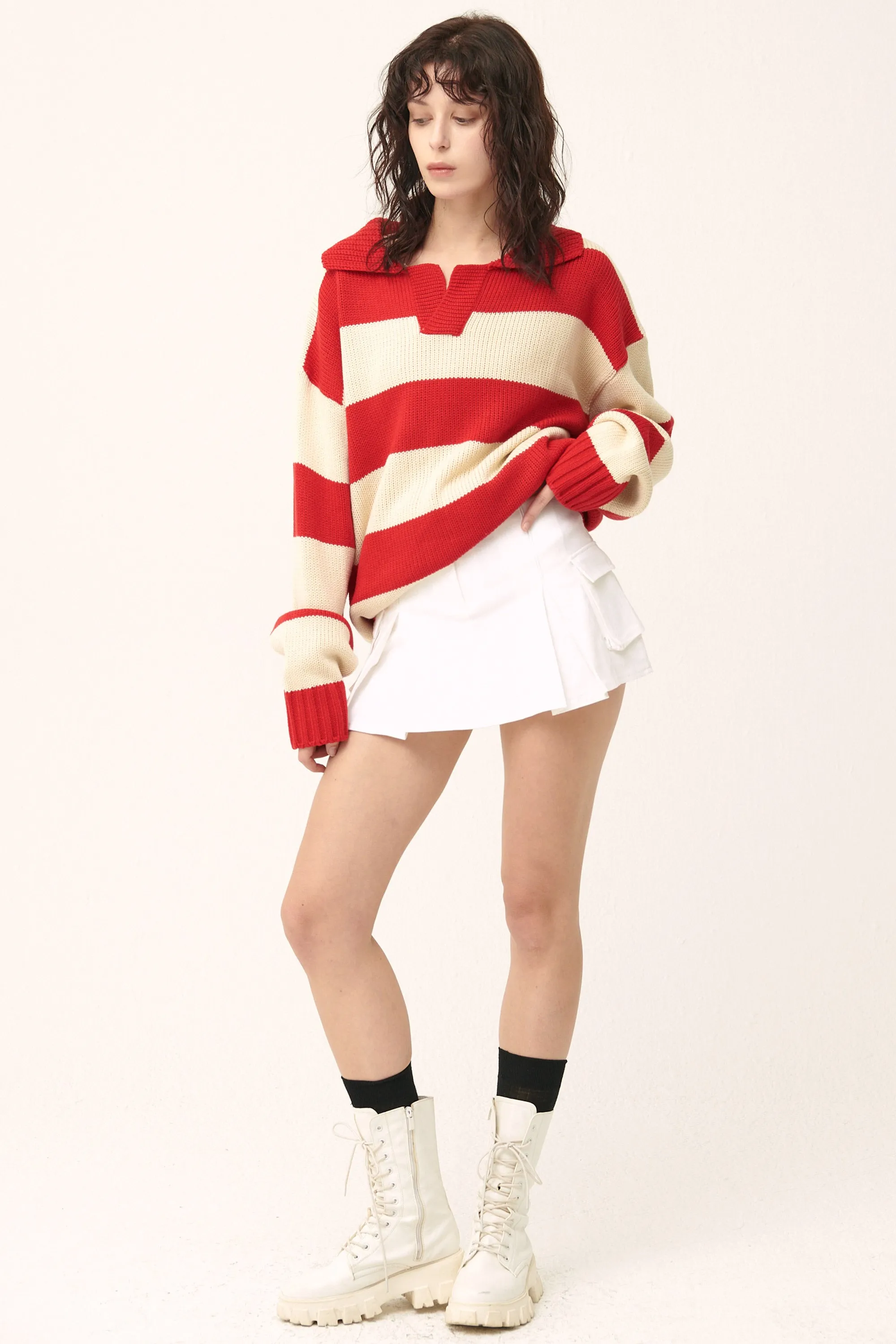 Blake Oversized Varsity Sweater