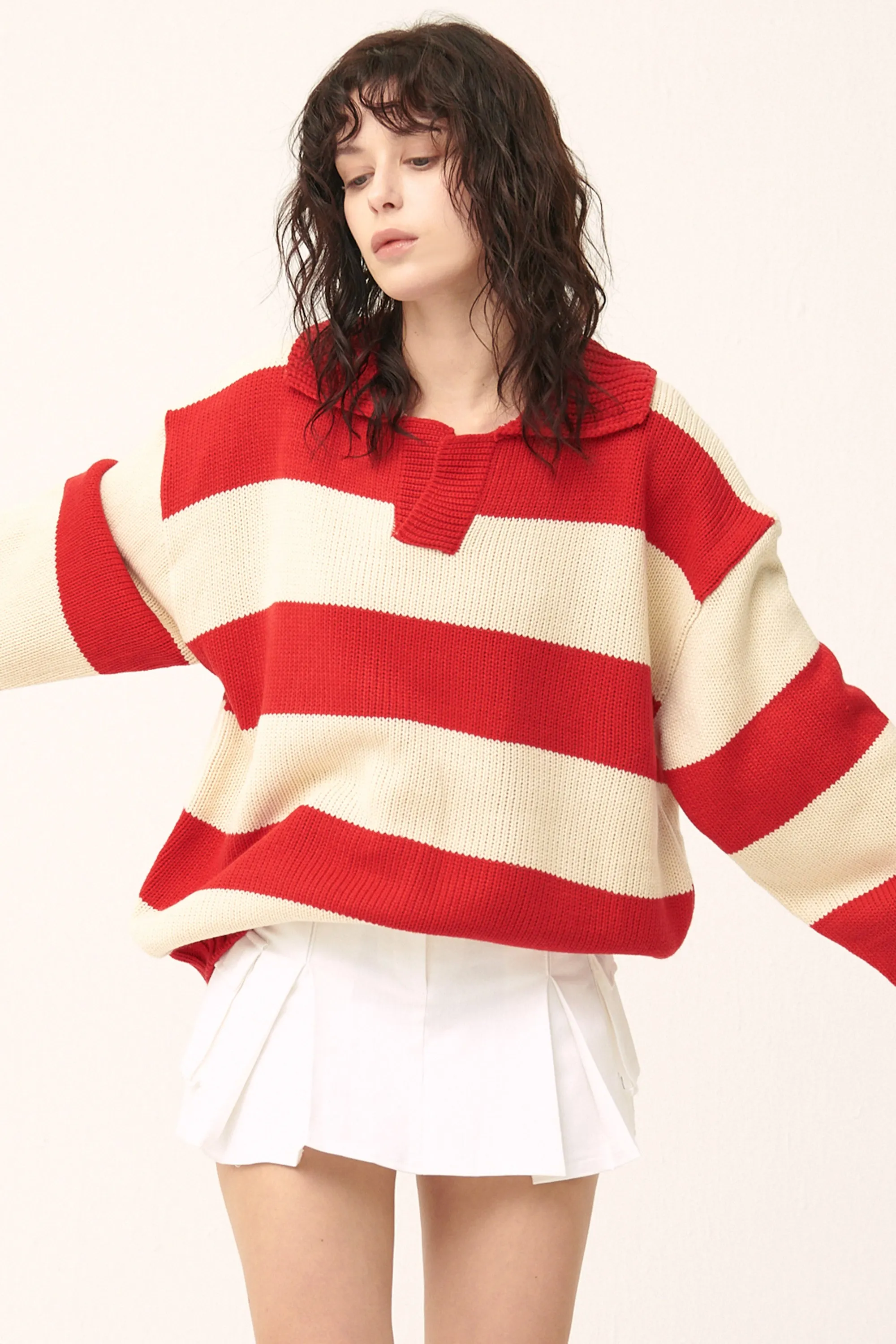 Blake Oversized Varsity Sweater