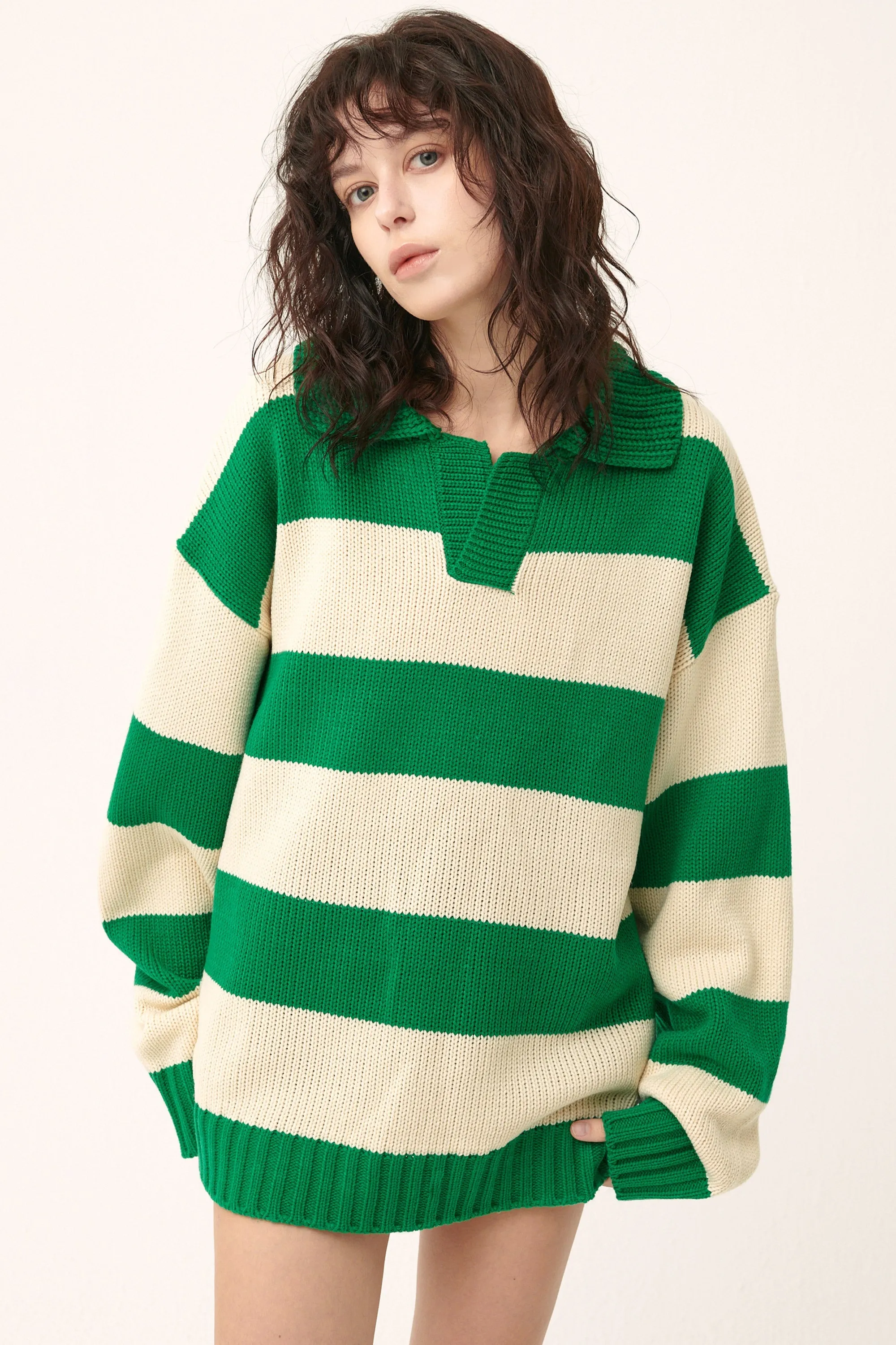 Blake Oversized Varsity Sweater