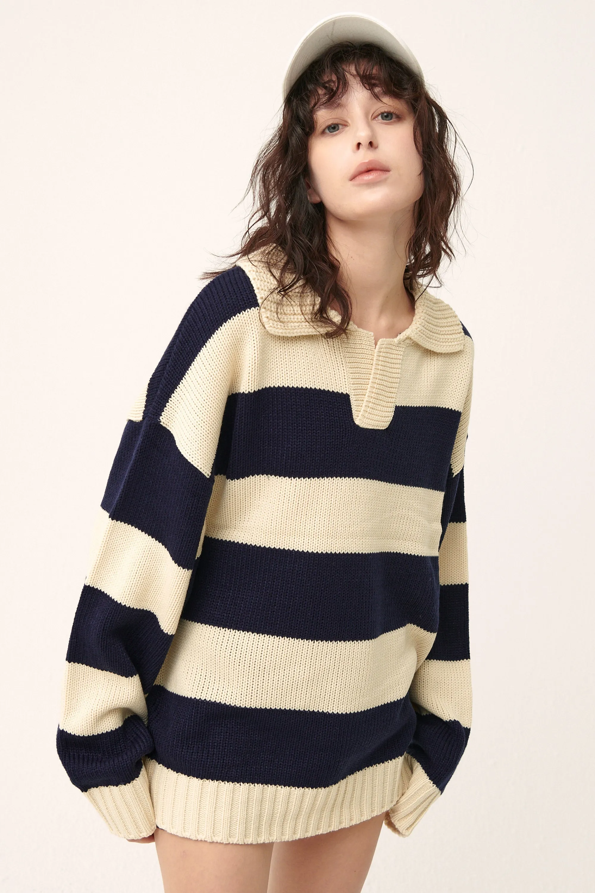 Blake Oversized Varsity Sweater