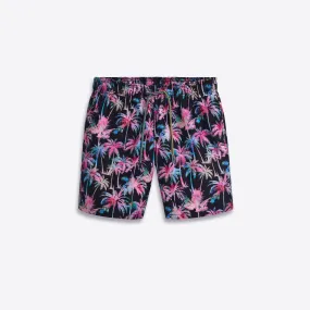 COSMO Palm Tree Print Swim Trunks