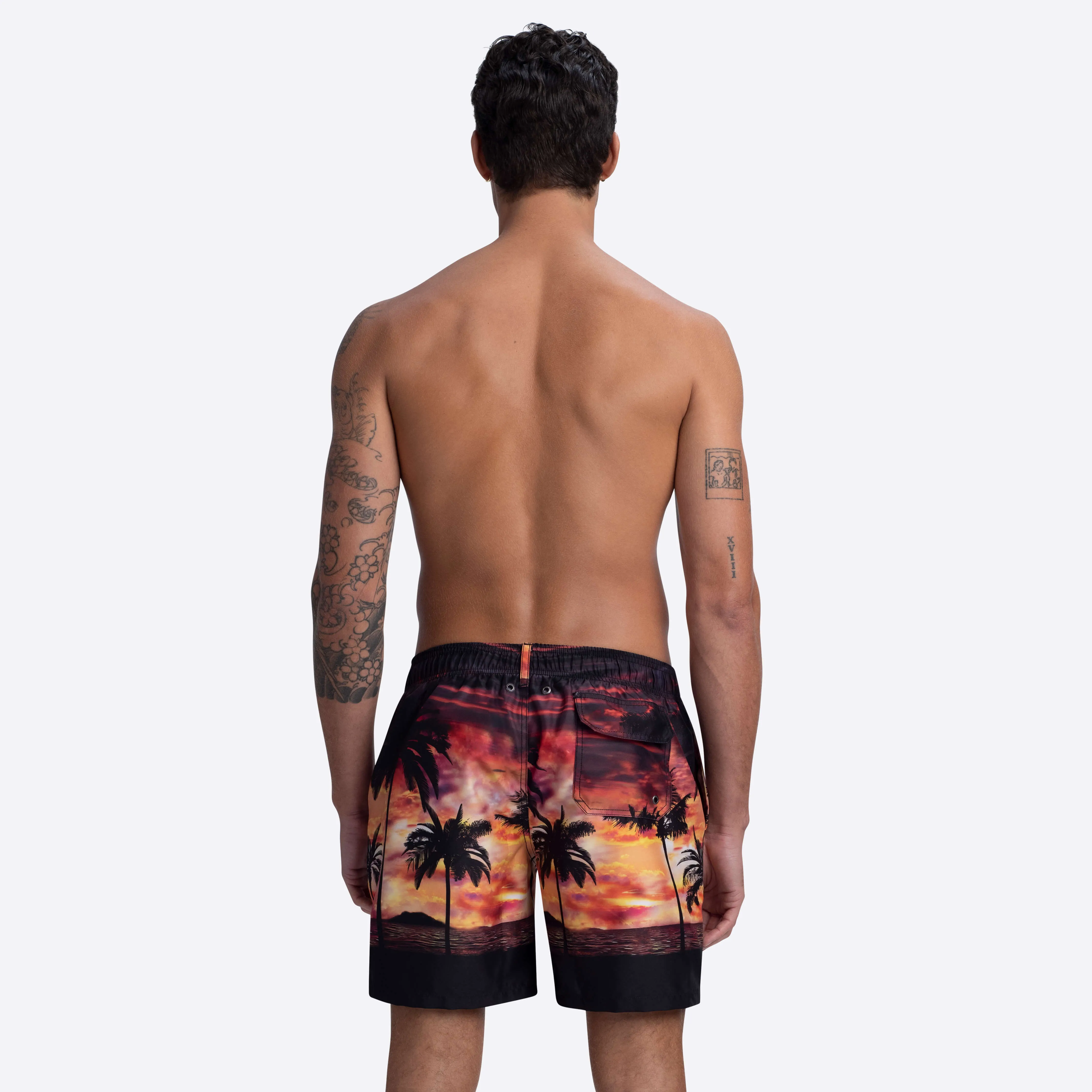 COSMO Tropical Sunset Swim Trunks