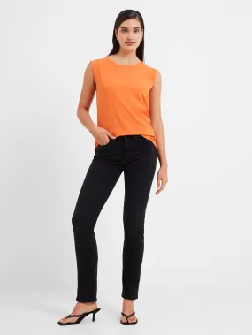 Crepe Light Cap Sleeve Top