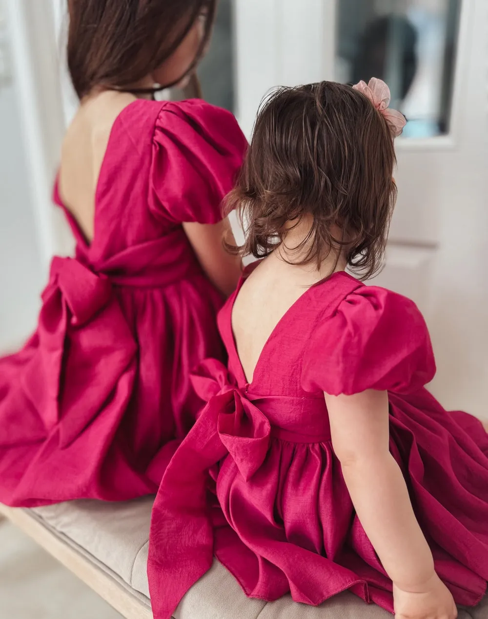 Delia Fuchsia Baby Dress