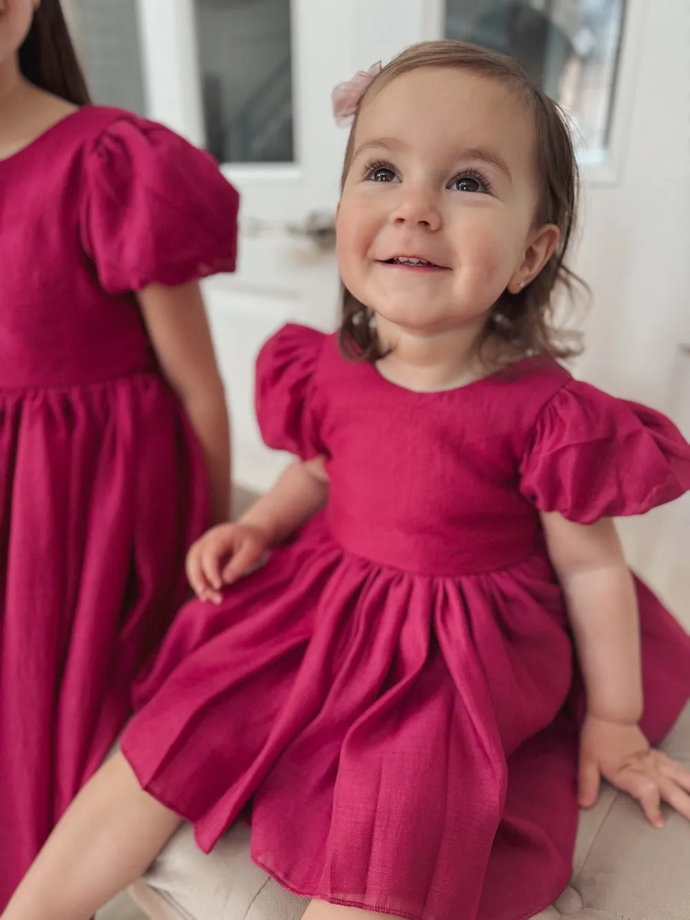 Delia Fuchsia Baby Dress