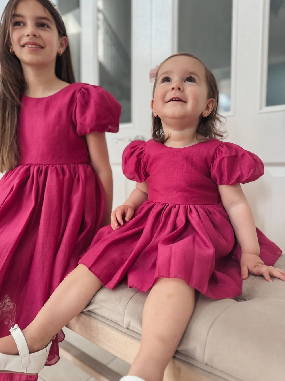 Delia Fuchsia Baby Dress