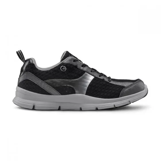 Dr. Comfort Men's Athletic Diabetic Shoes - Chris - Black