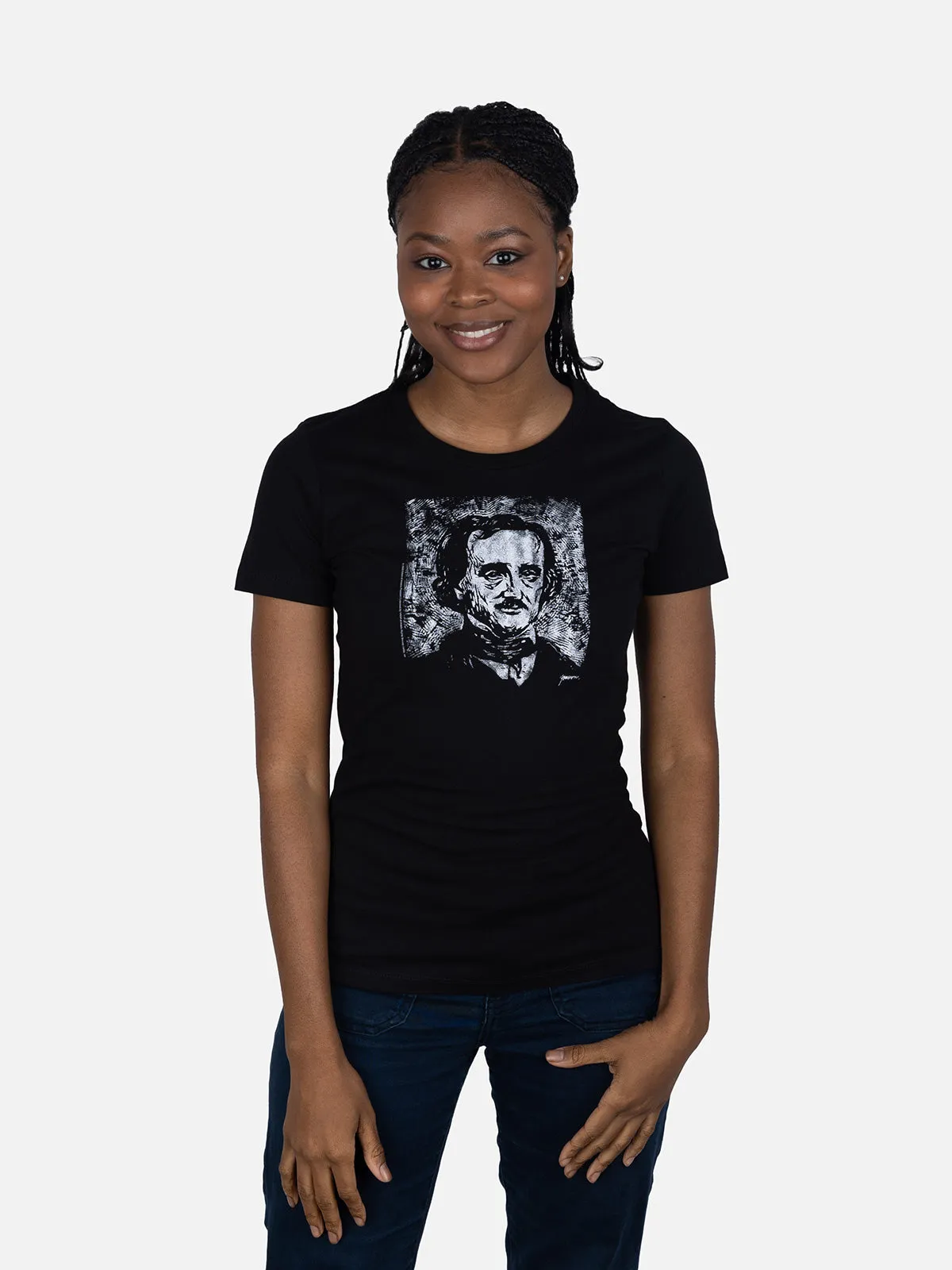 Edgar Allan Poe Melancholy Women's Crew T-Shirt