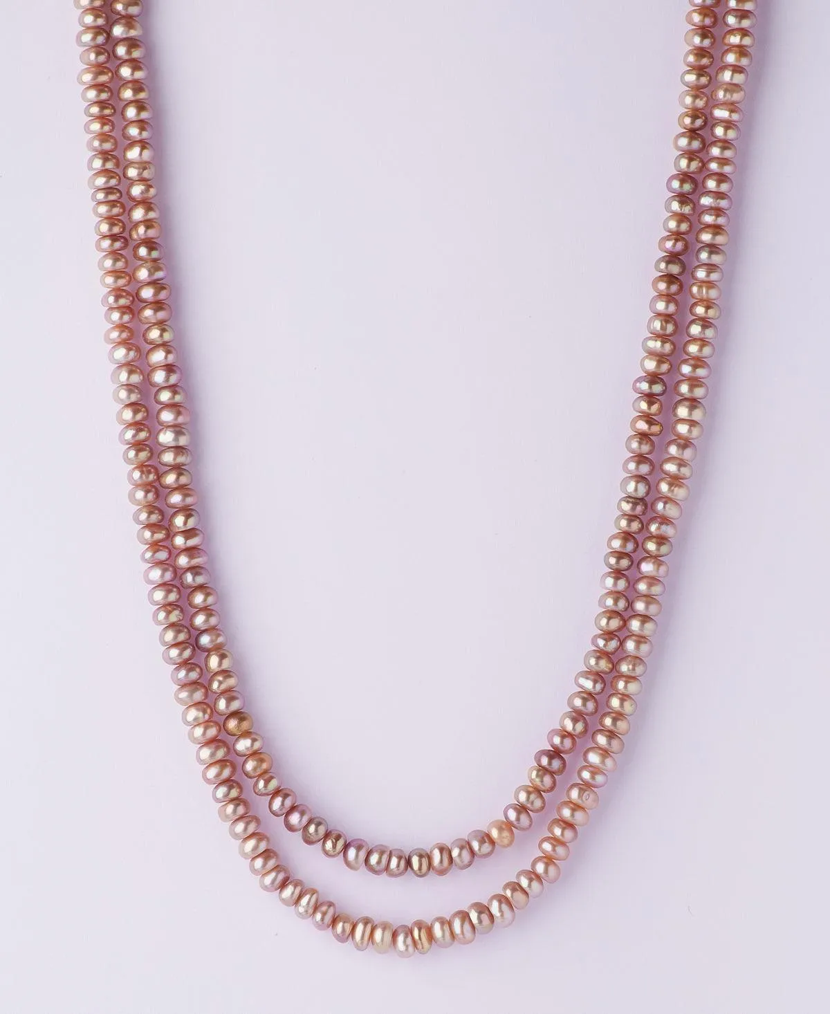 Elegant 2 line Pearl Necklace