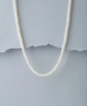 Elegant White Pearl Necklace