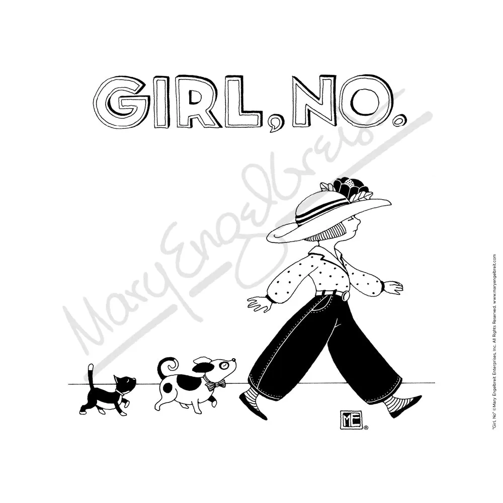 Girl, No Fine Art Print