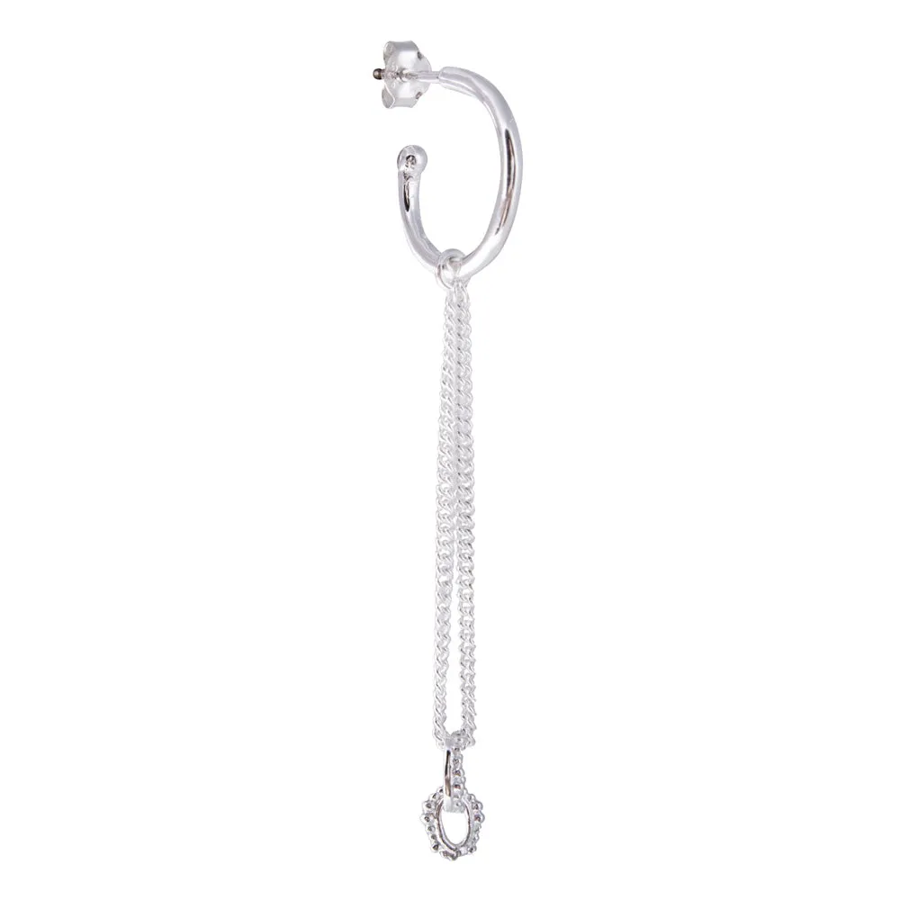 GRANULATION LINK DROPS - SILVER