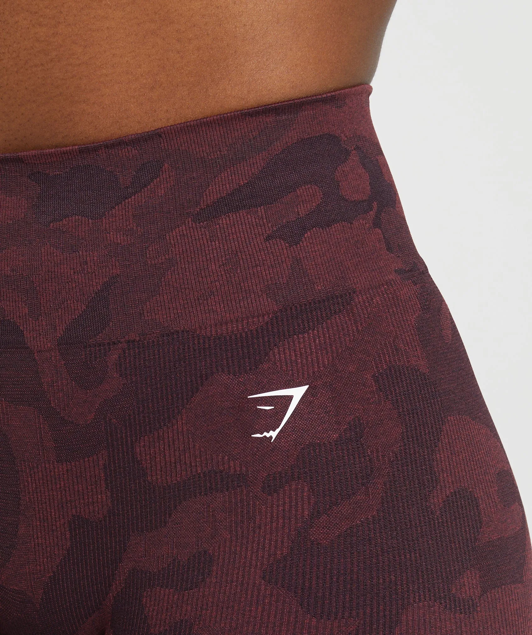 Gymshark Adapt Camo Seamless Leggings - Plum Brown/Burgundy Brown