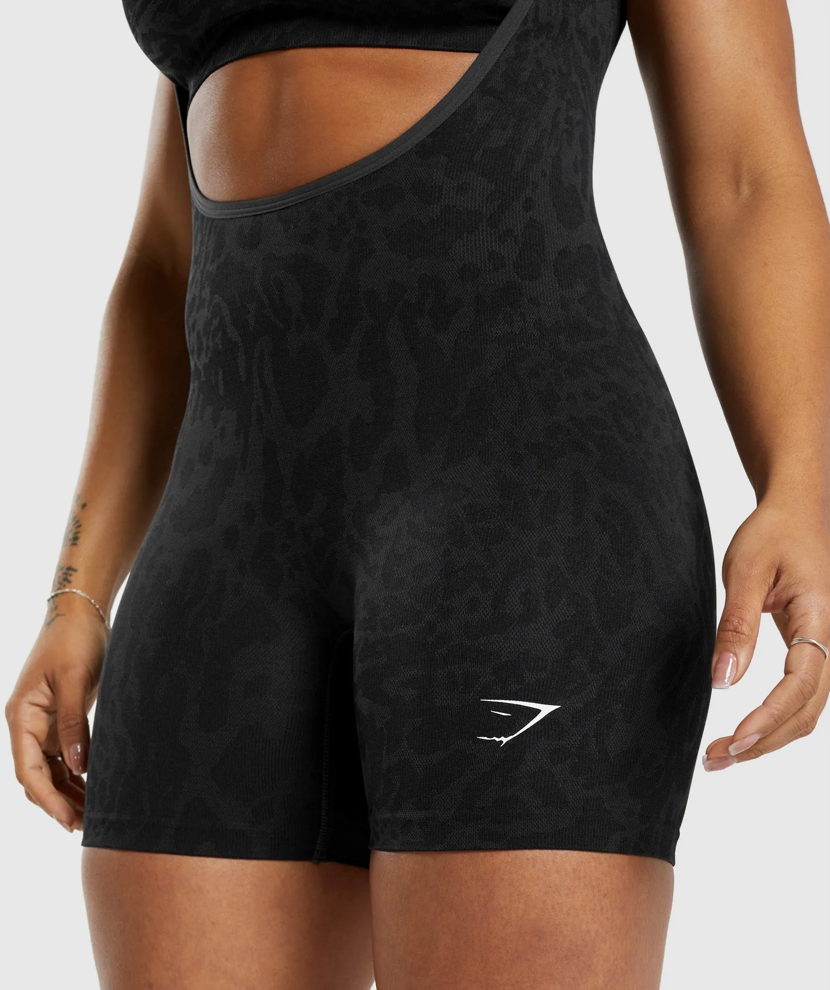 Gymshark Adapt Safari All In One - Black/Asphalt Grey