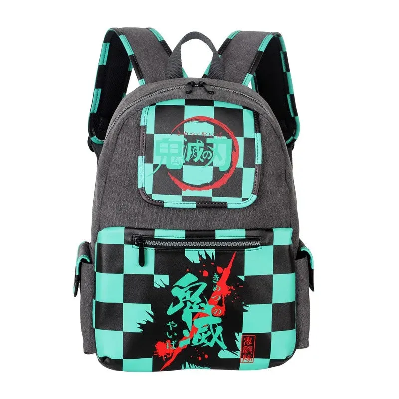 Hashibira Inosuke Demon Slayer Anime Backpack Canvas