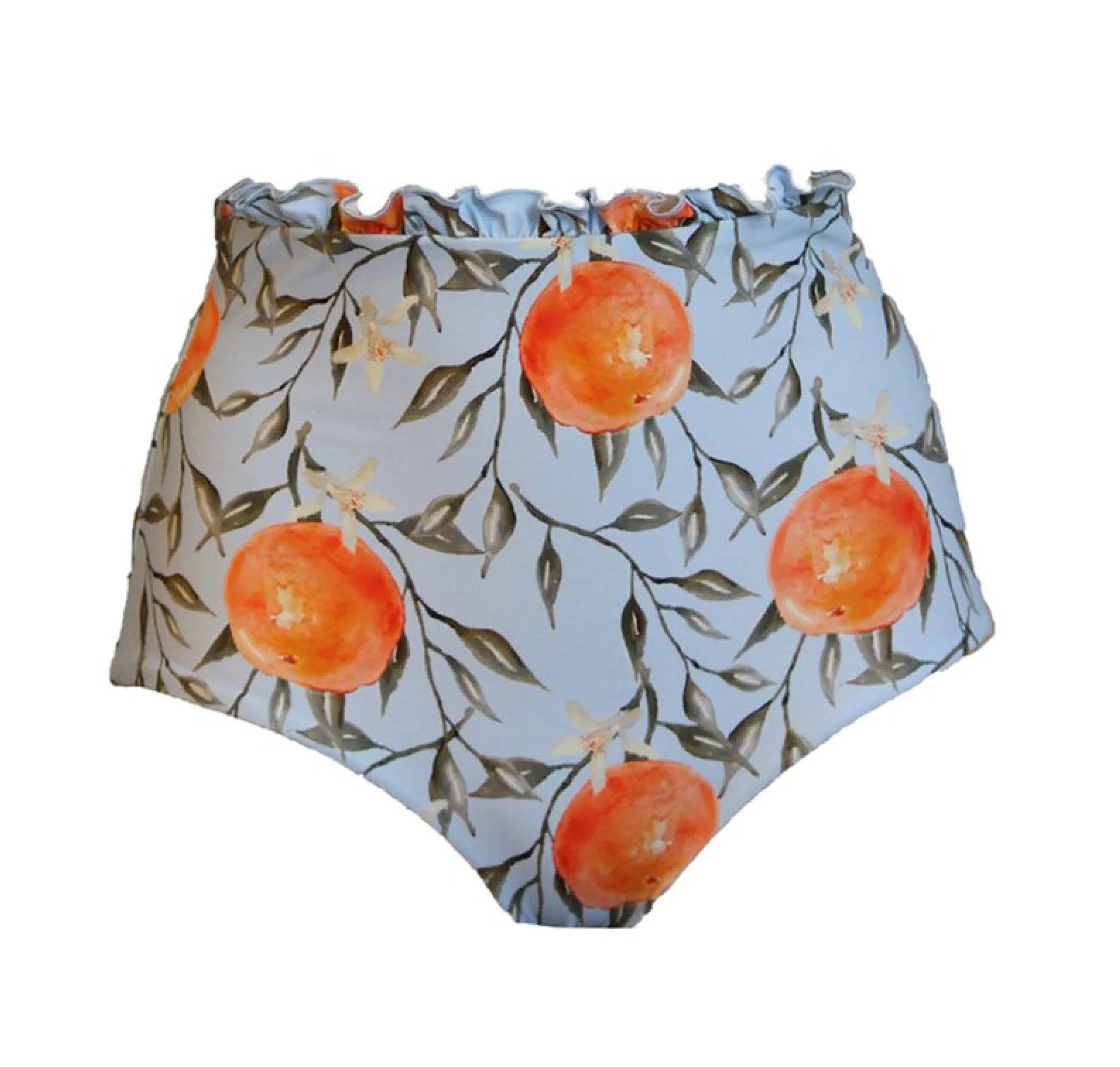 High waisted bikini bottom [Orange Blossom]