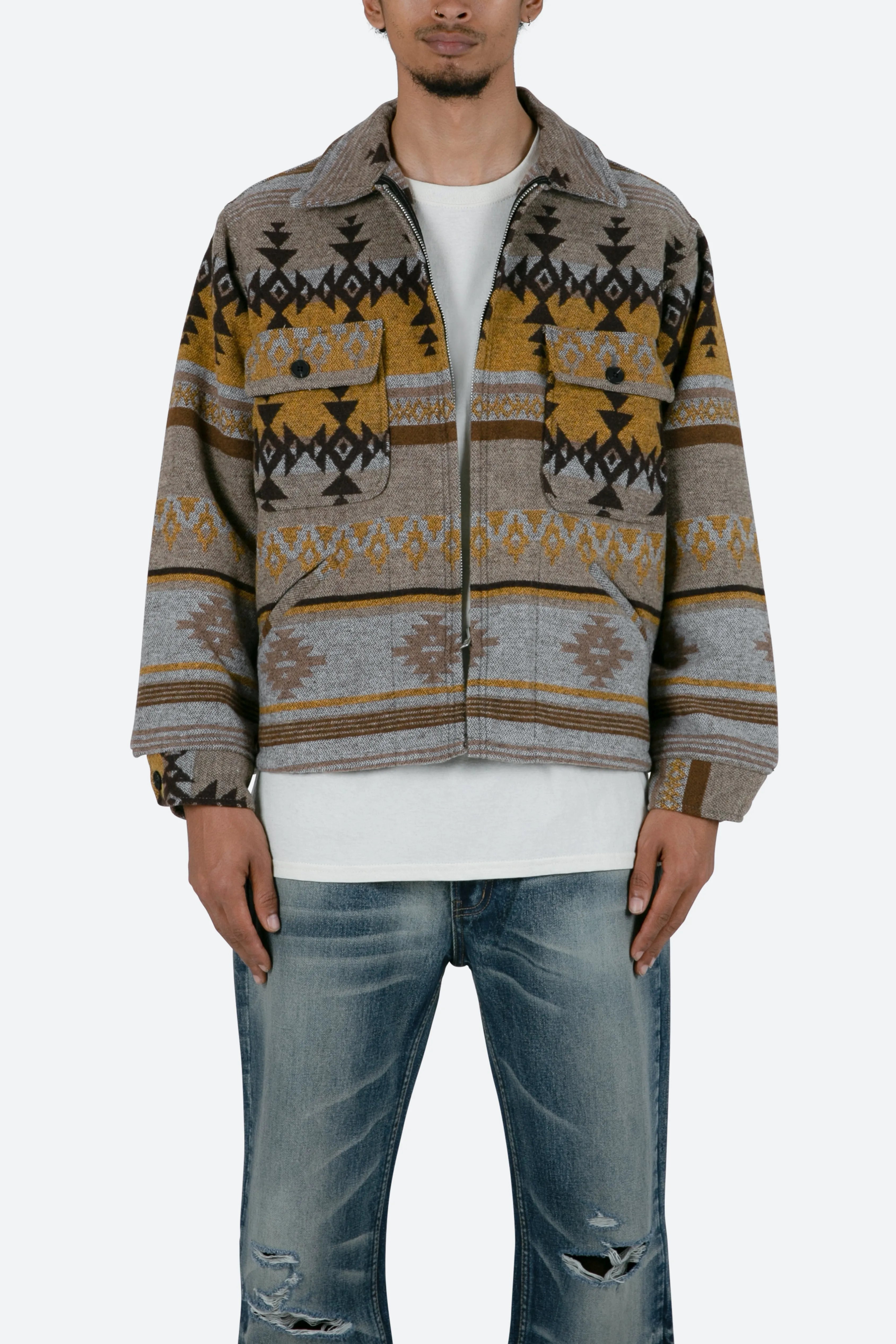 Jacquard Desert Jacket - Multi