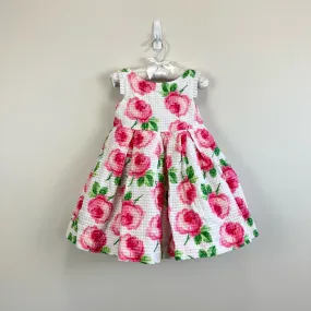 Janie and Jack Textured Rose Dress 18-24 Months