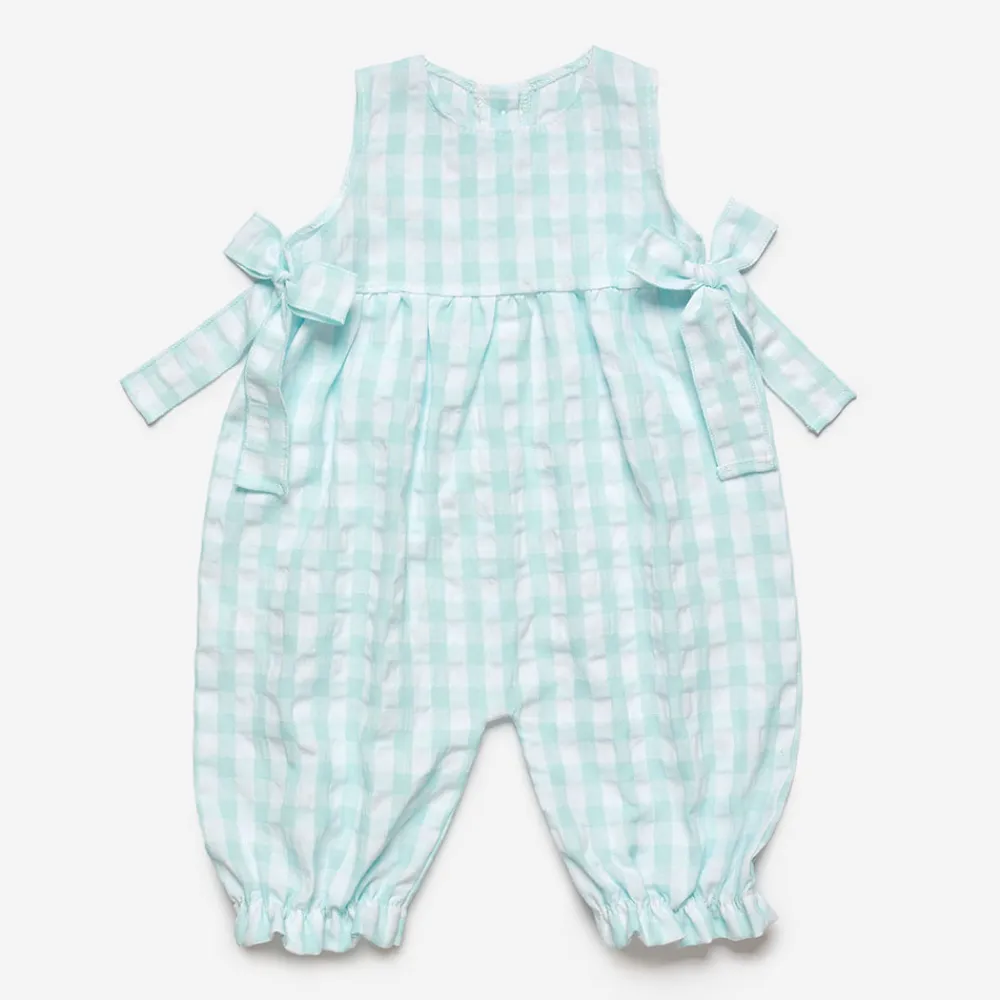 Juliana Girls Water Green Jumpsuit