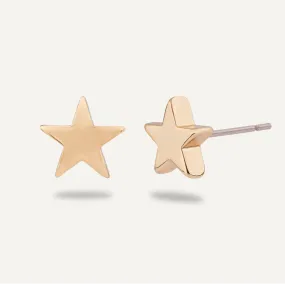 Keira Star Stud Earrings In Gold-Tone