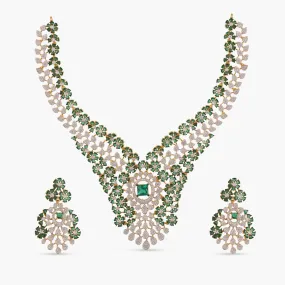 Limelight Grand CZ Silver Necklace Set