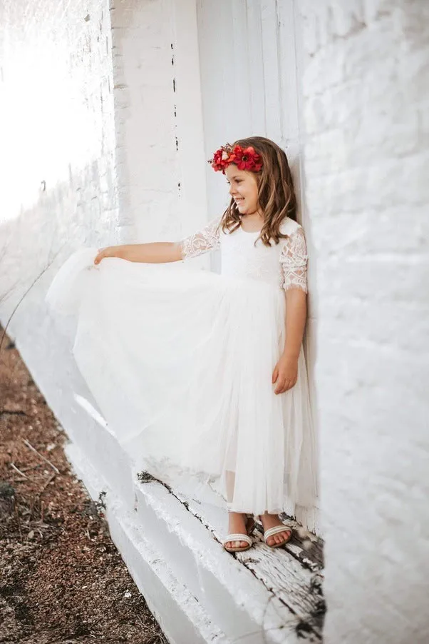 Maia White Lace Dress