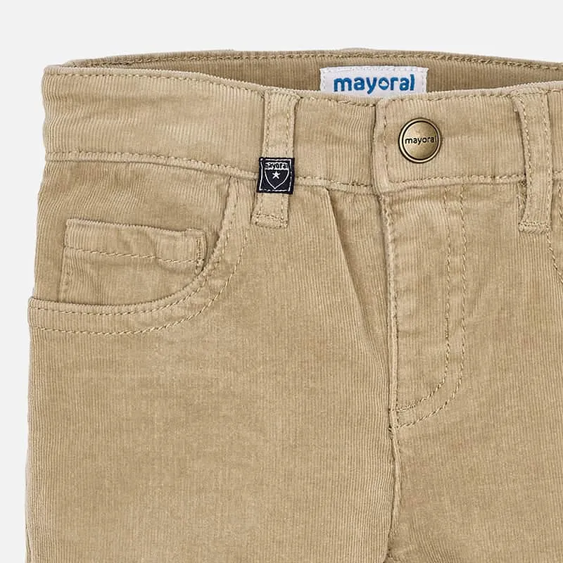 Mayoral Basic Slim Fit Cord Trousers