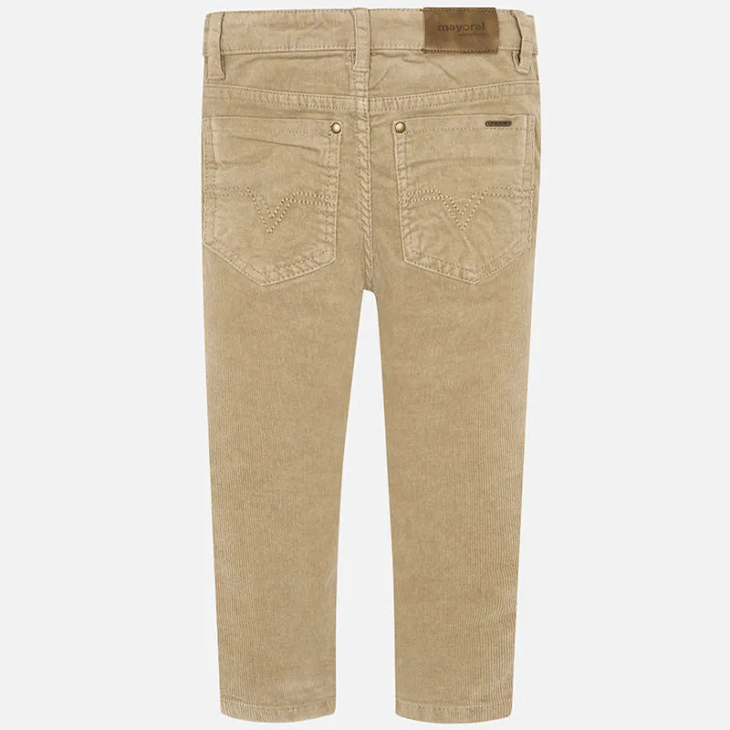 Mayoral Basic Slim Fit Cord Trousers