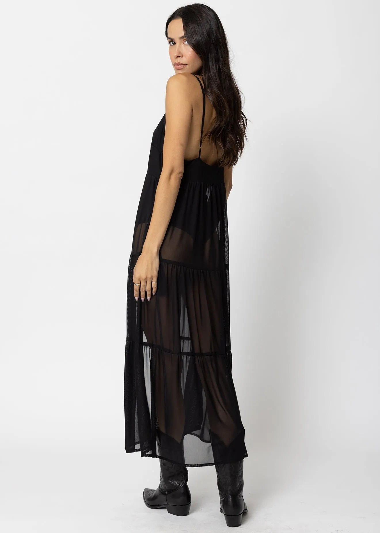 MESH TRY ME MAXI DRESS