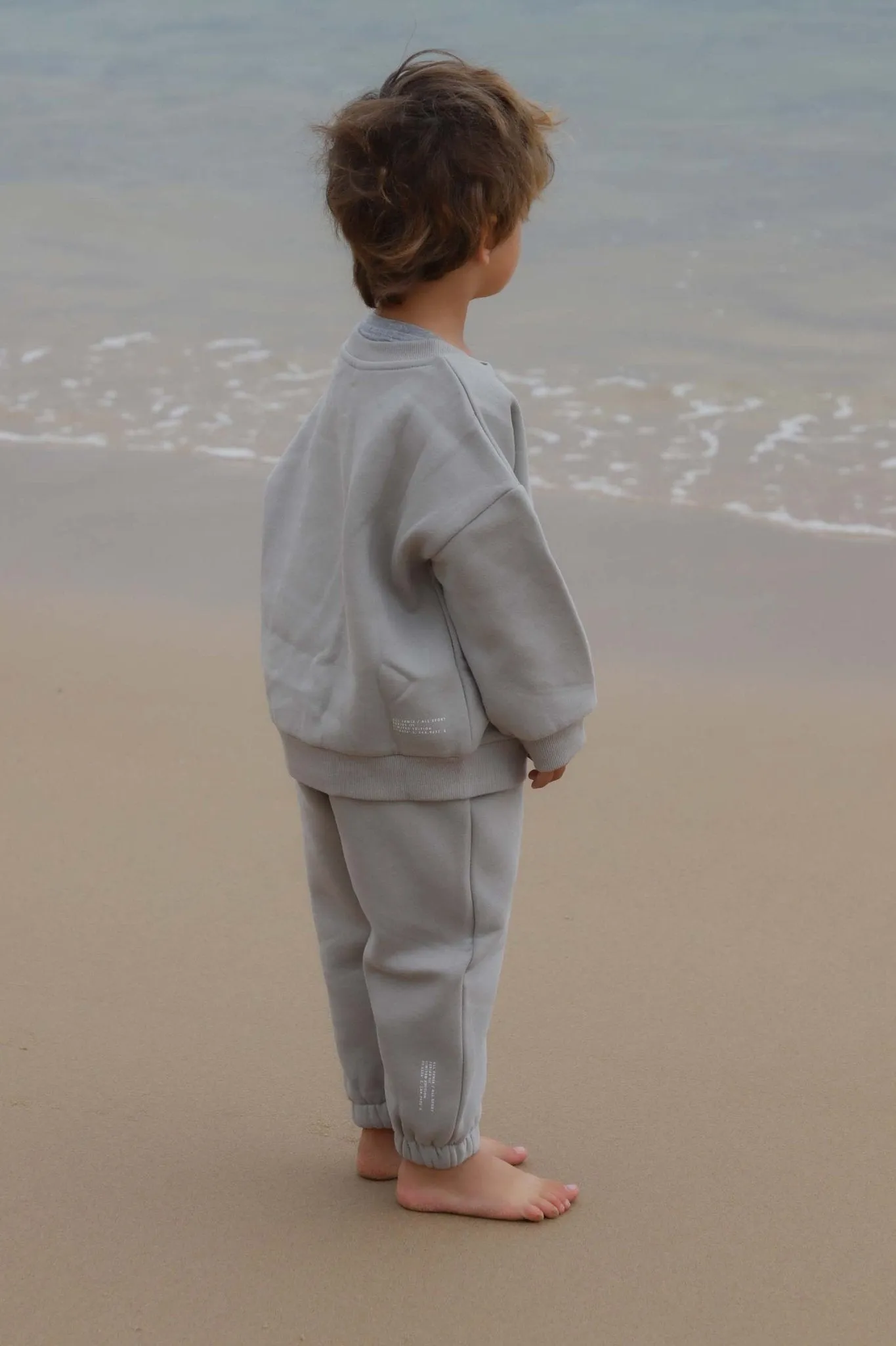 Mini Waves Crew Jumper (Thyme)