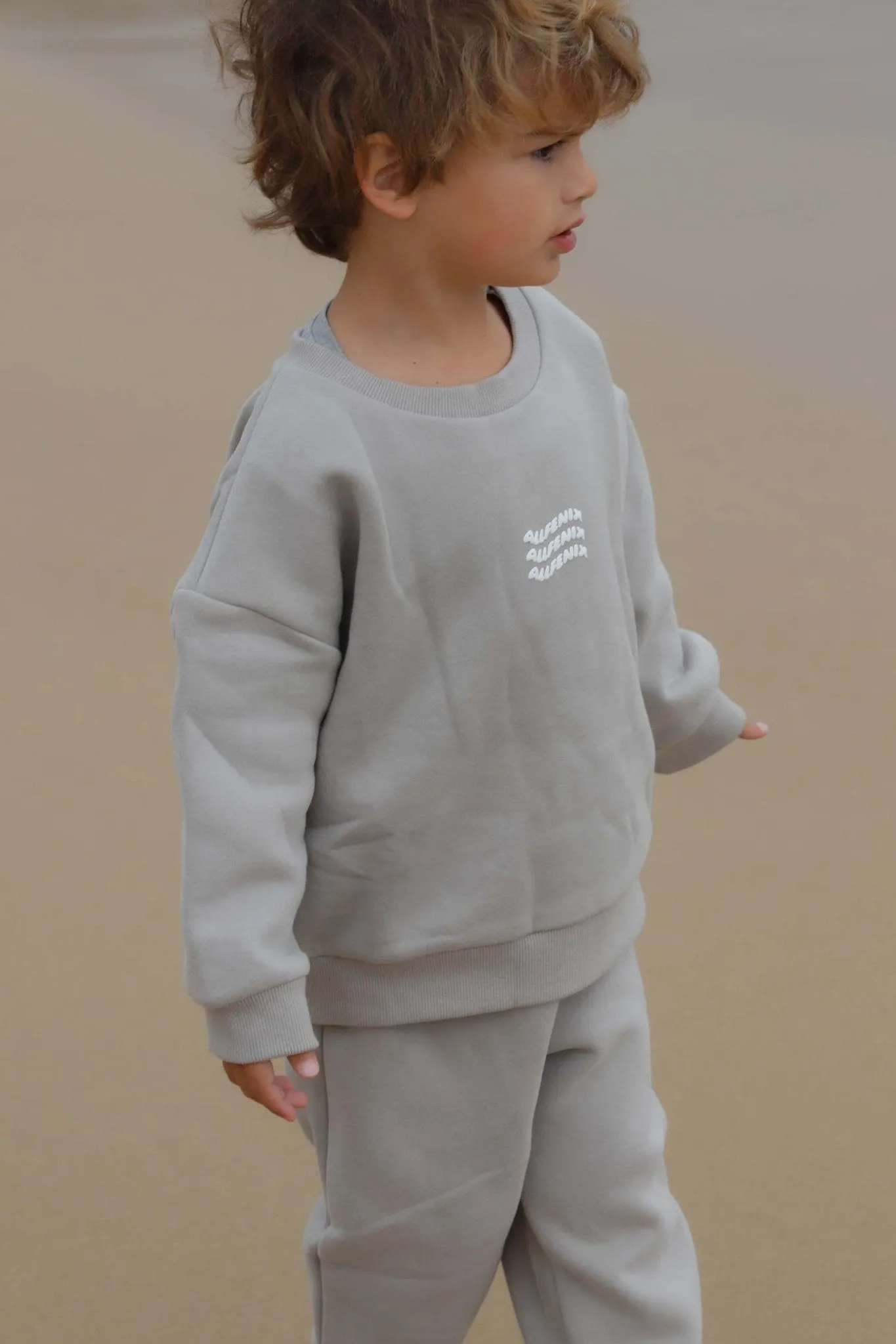 Mini Waves Crew Jumper (Thyme)