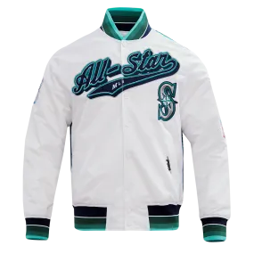 MLB ALL STAR 2023 RIB MEN'S SATIN JACKET (WHITE)