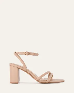 NINO HIGH HEEL SANDALS BLUSH LEATHER