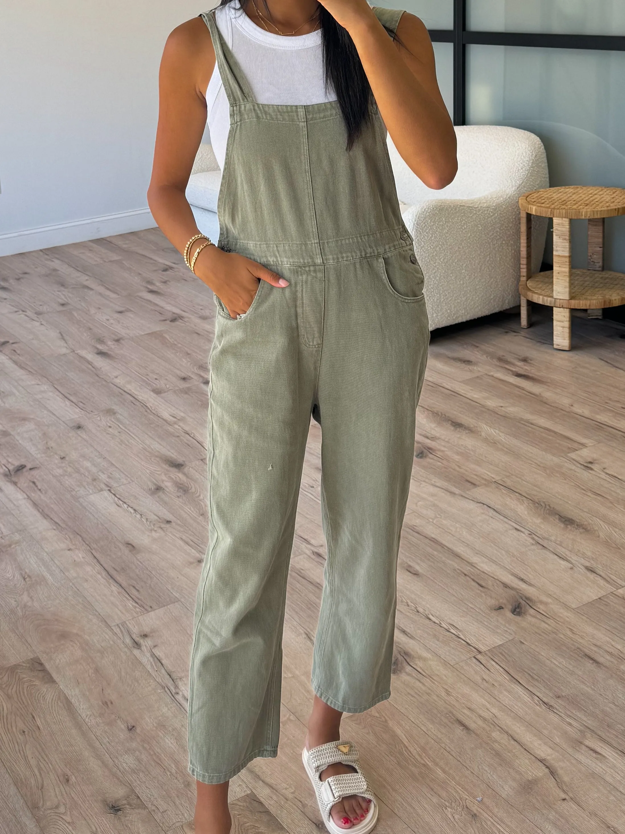 Reno Overalls | Olive