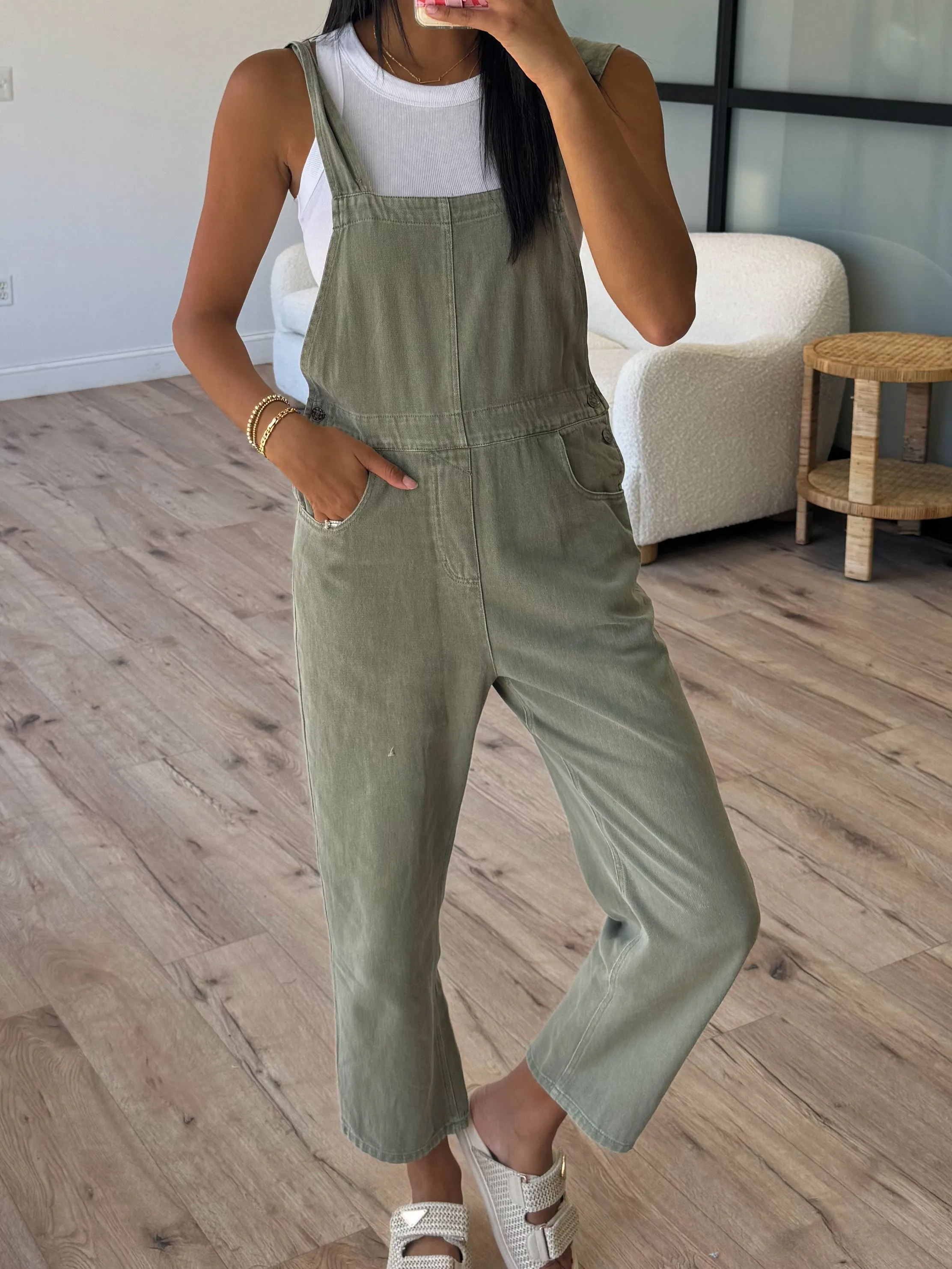 Reno Overalls | Olive