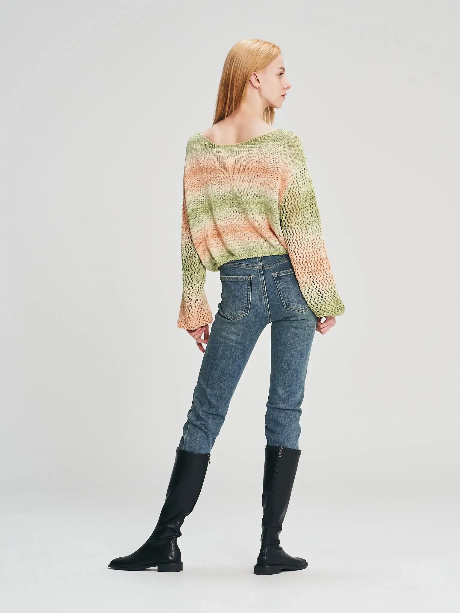 S7601 Crochet Sweater