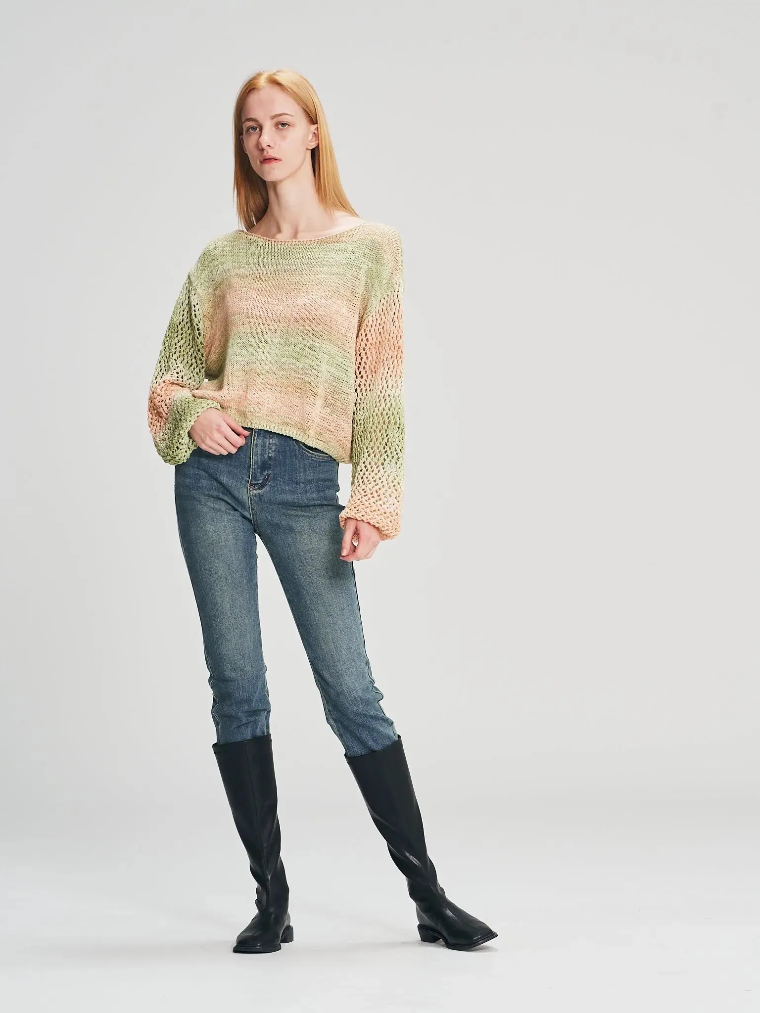 S7601 Crochet Sweater