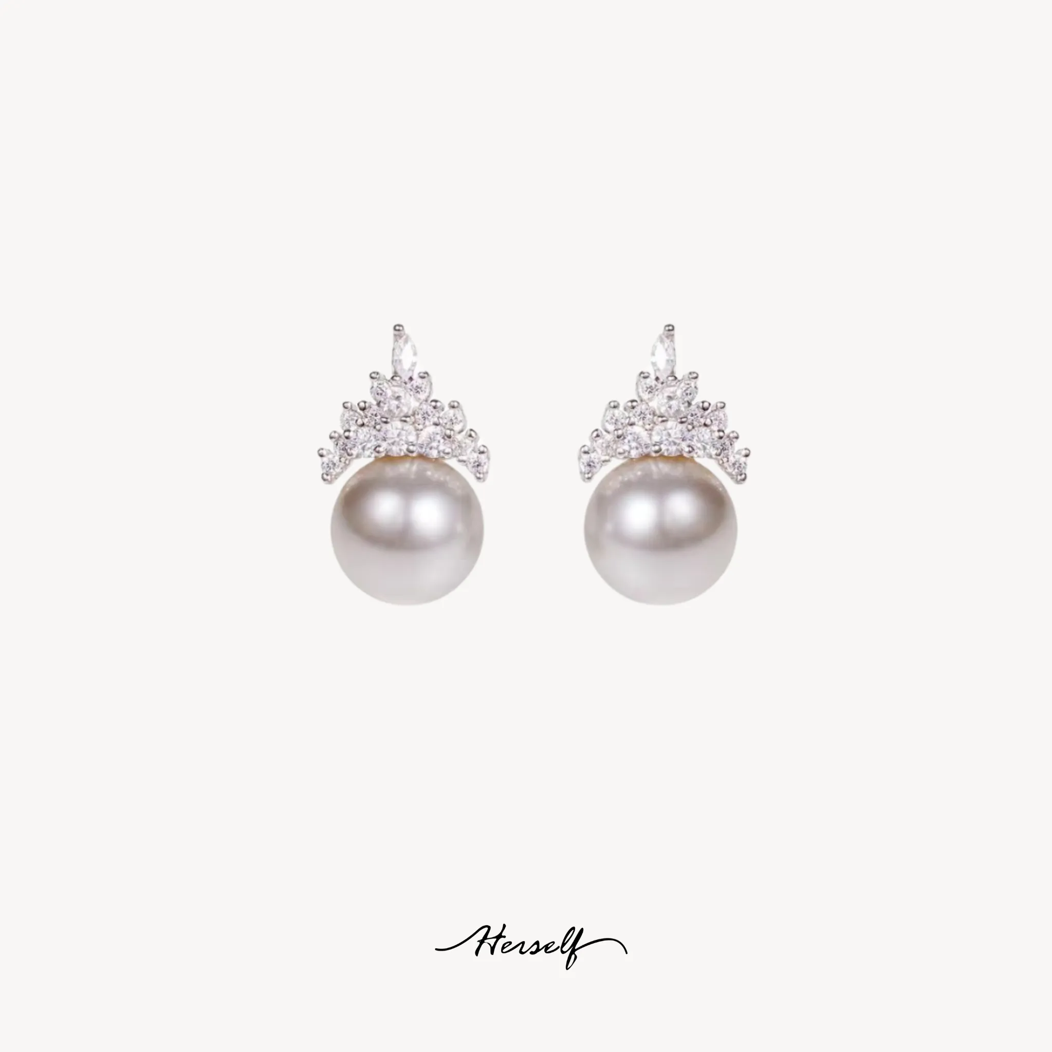 Snow Queen Pearl Earrings