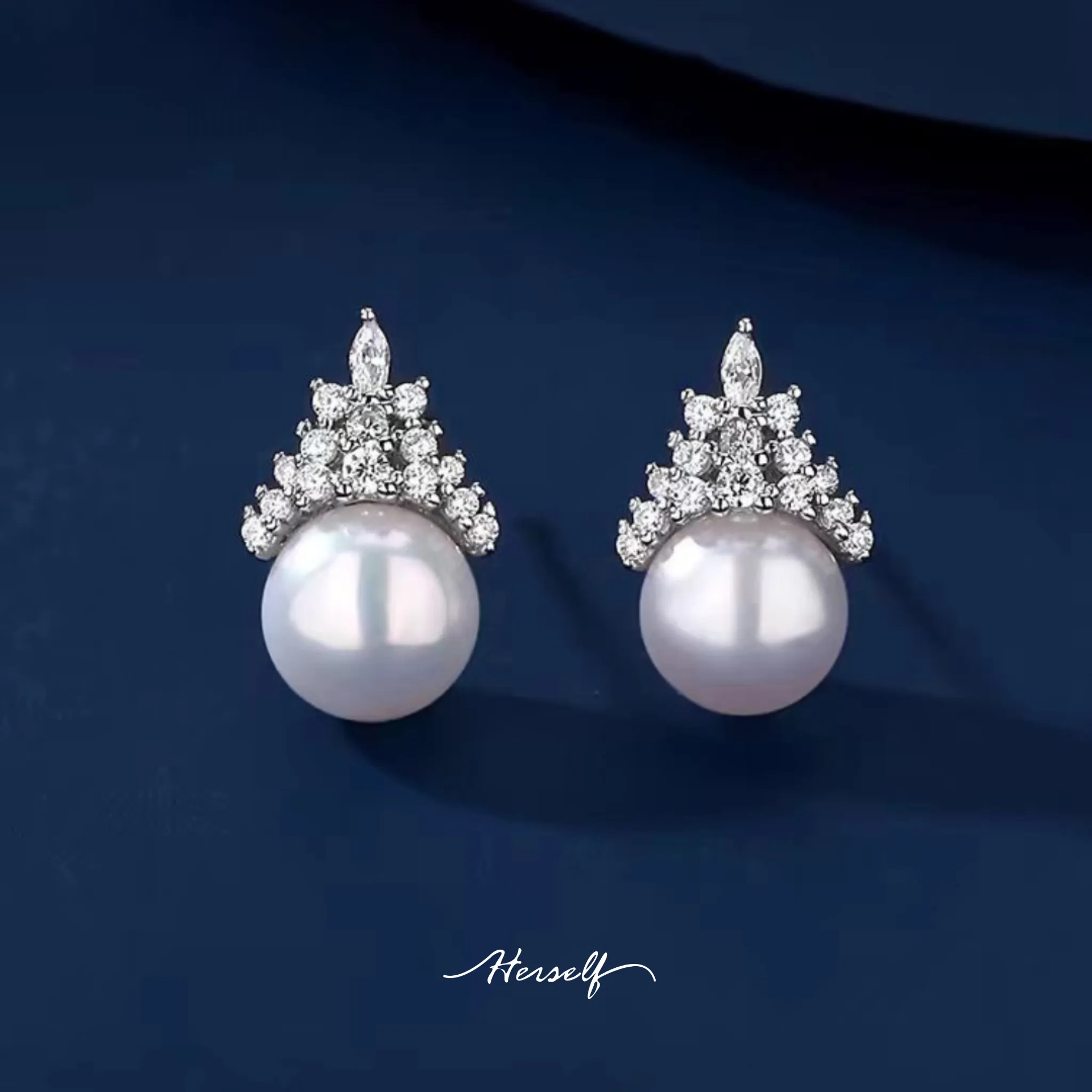 Snow Queen Pearl Earrings